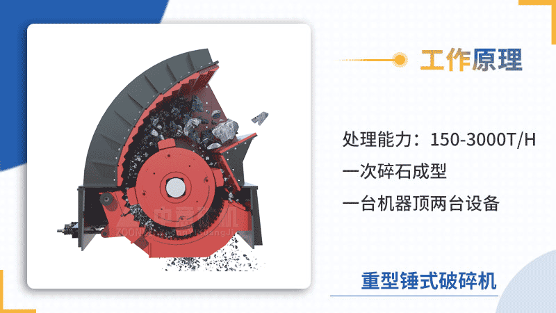 重型錘式破碎機(jī)工作原理