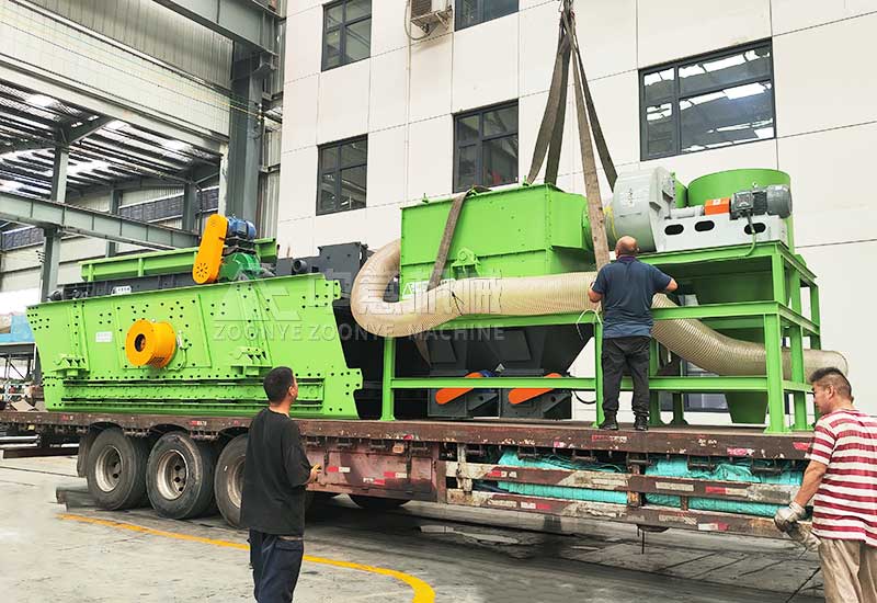 雙層弛張篩+臥式負壓風選機.jpg 雙層弛張篩+臥式負壓風選機